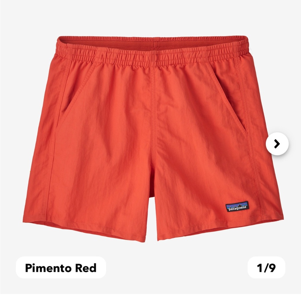 Women’s 5 inch Patagonia Baggies // Large